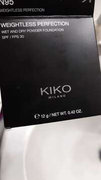 KIKO - Weightless perfection - Wet and dry powder foundation