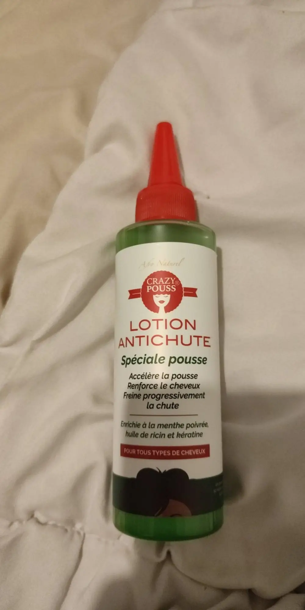 CRAZY POUSS - Lotion antichute spéciale pousse