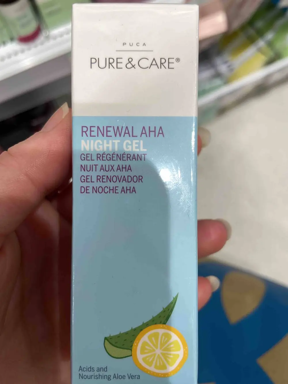 PURE & CARE - Gel régénérant nuit aux AHA