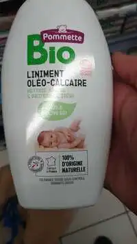 POMMETTE - Bio liniment oléo-calcaire à l'huile d'olive bio