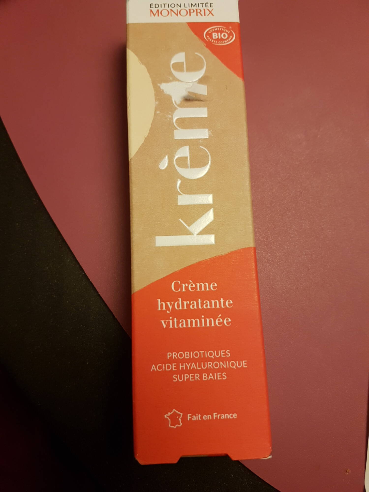 MONOPRIX - Krème - Crème hydratante vitaminée