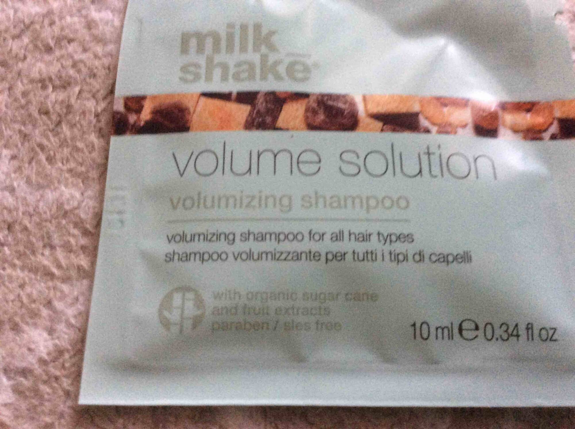 MILK SHAKE - Volume solution - Volumizing shampoo