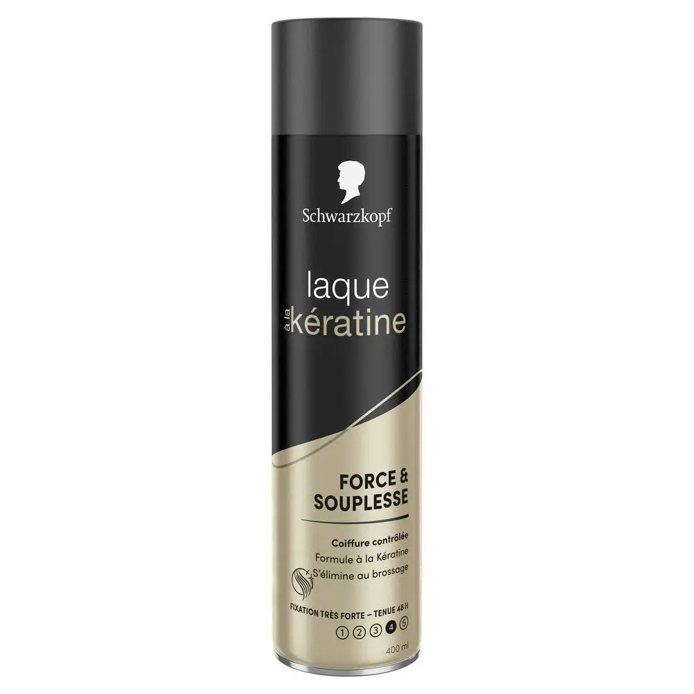 SCHWARZKOPF - SCHWARZKOPF STYLING LAQUE NUTRITION KERATINE SPRAY 400ML
