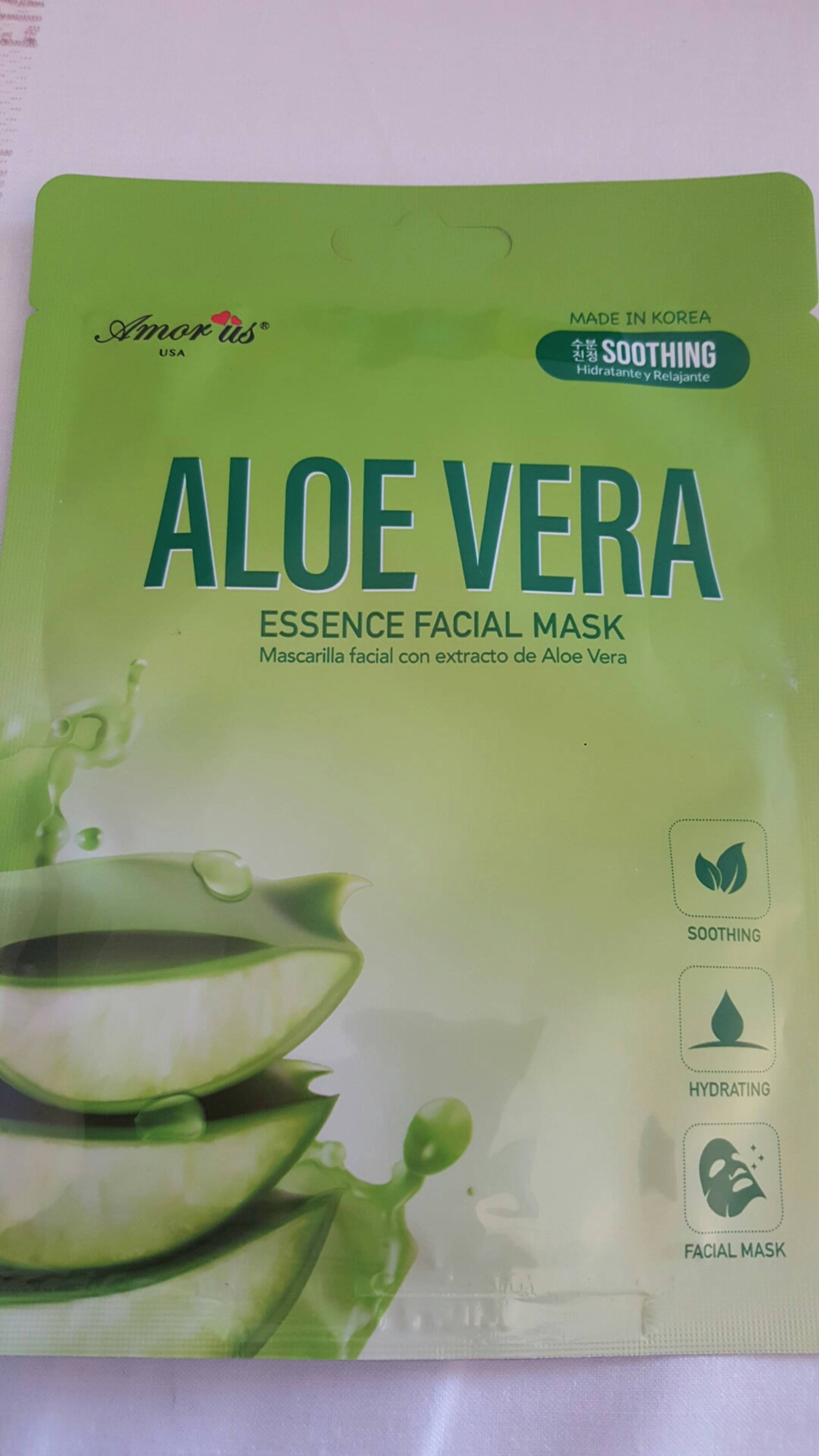 AMOR US - Aloe vera - Essence facial mask