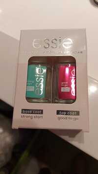 ESSIE - Base coat strong start & top coat good to go - Vernis à ongles
