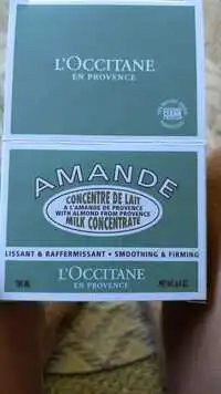 L'OCCITANE - Amande - Concentré de lait