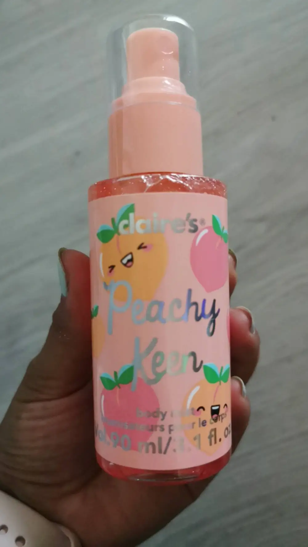 CLAIRE'S - Peachy keen - Brumisateurs pour le corps
