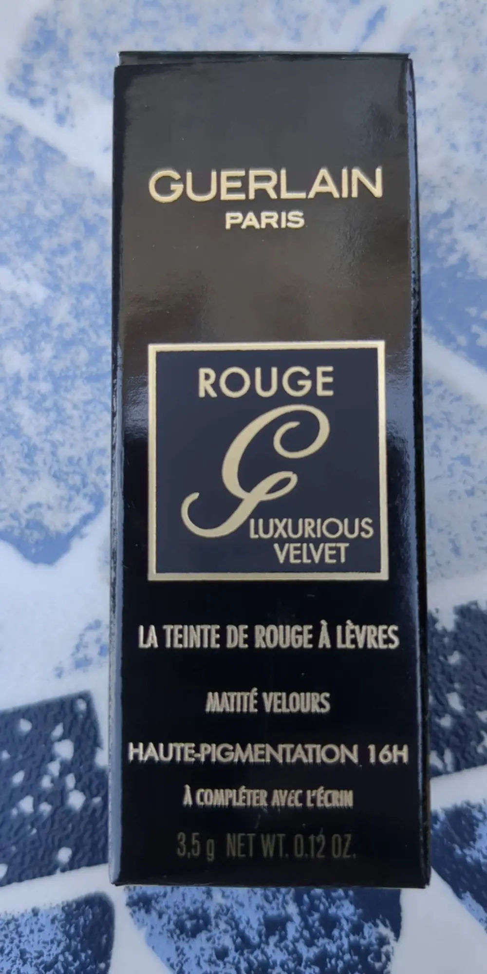 GUERLAIN PARIS - Rouge luxurious velvet- teinte rouge  à lèvre