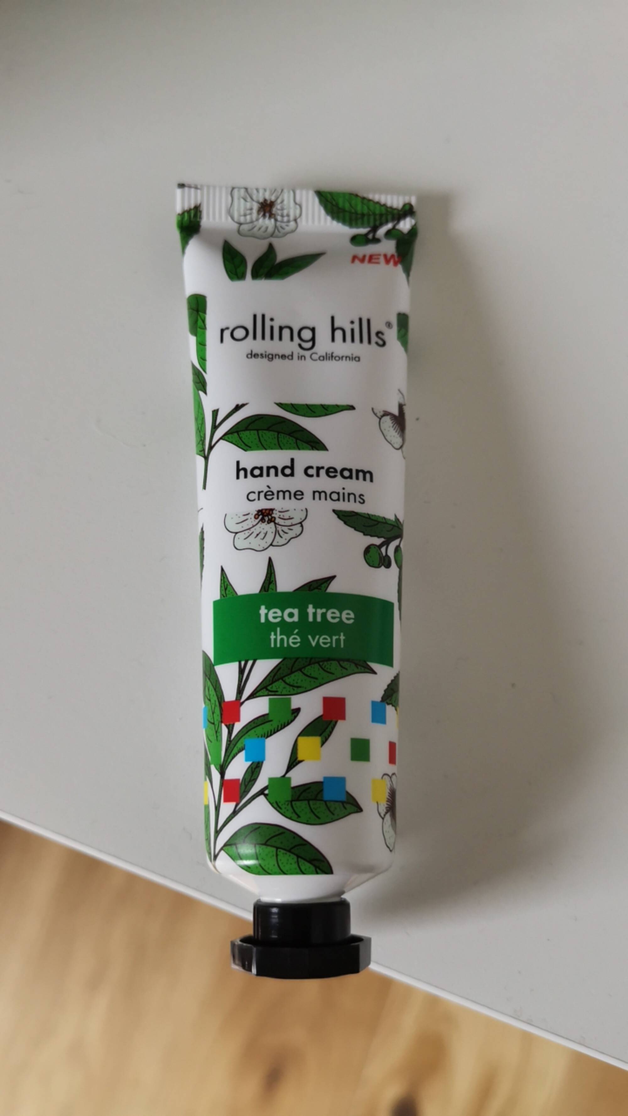 ROLLING HILLS - Thé vert - Crème mains
