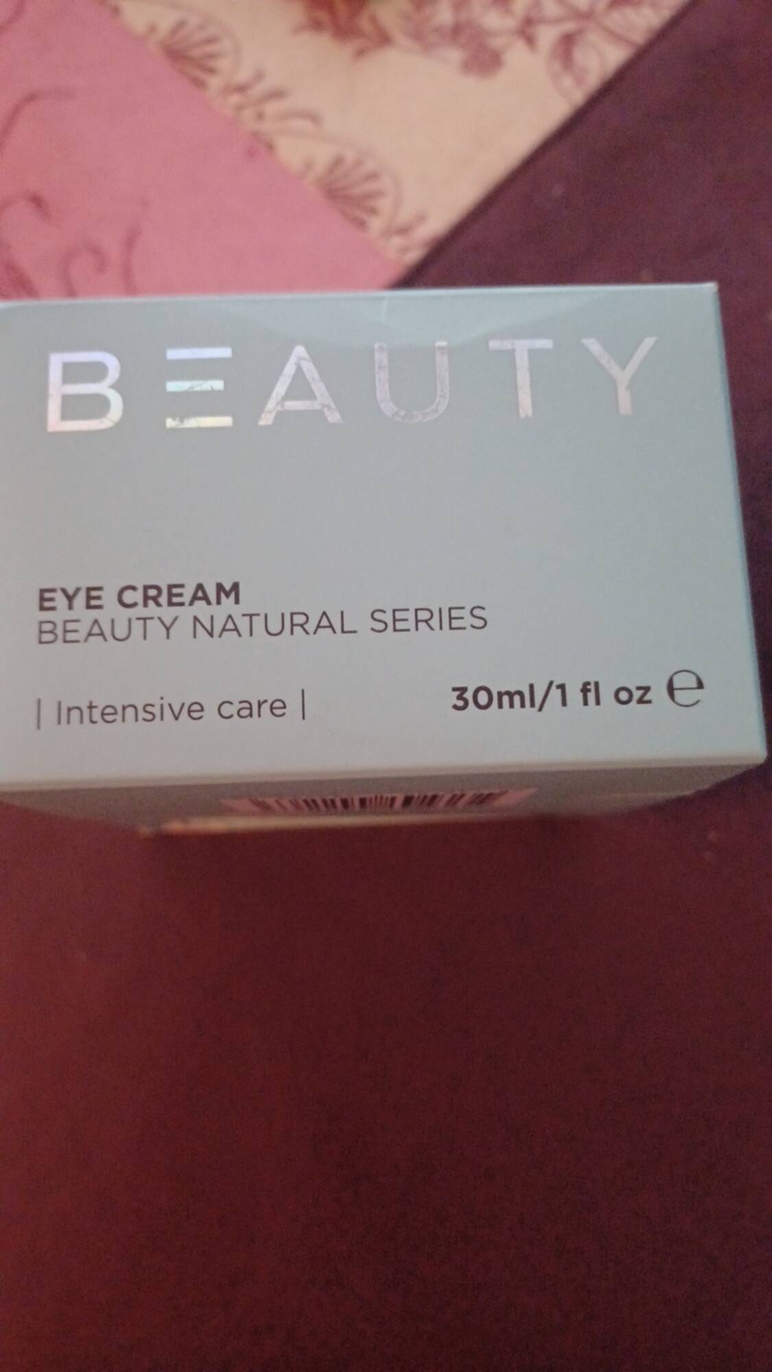 BEAUTY - Eye cream intensive care