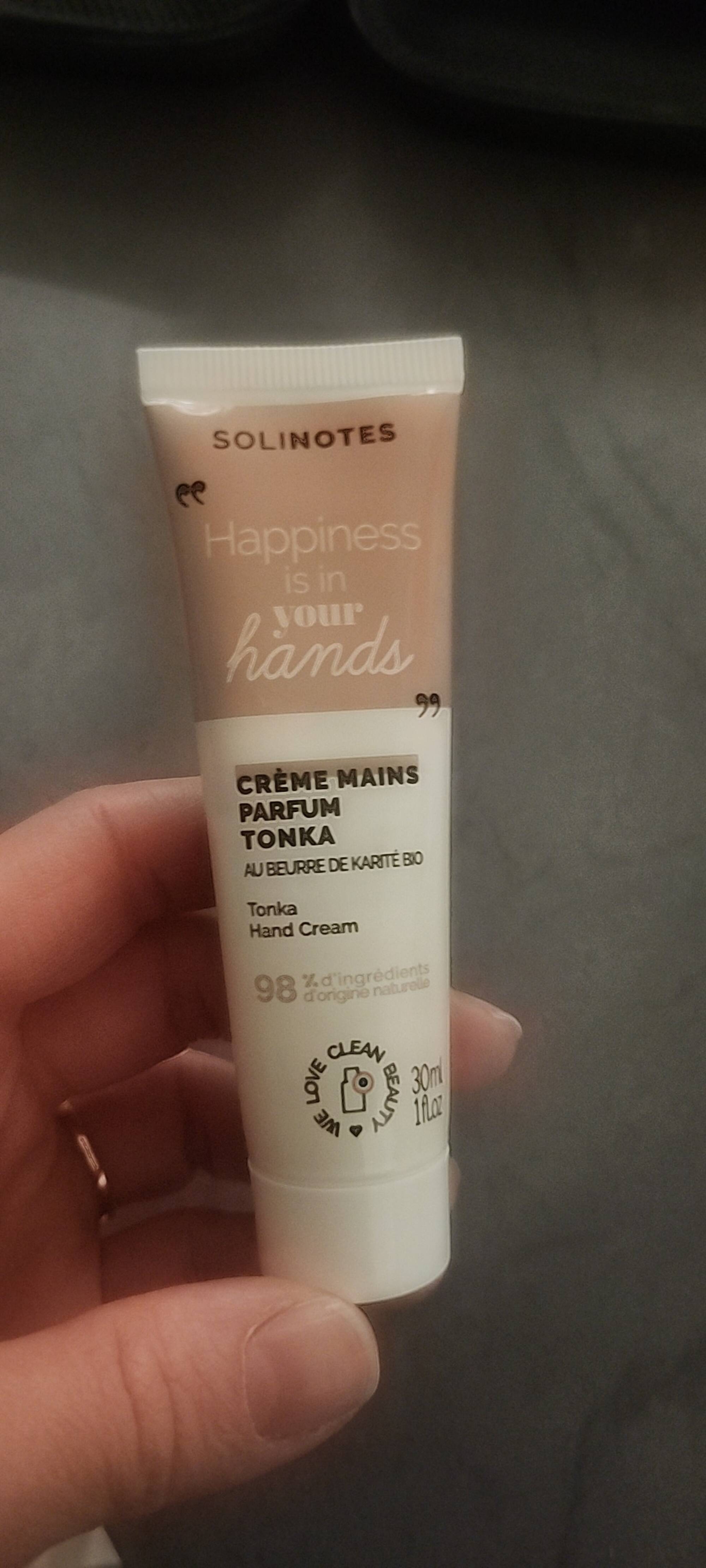SOLINOTES - Tonka - Crème mains parfum