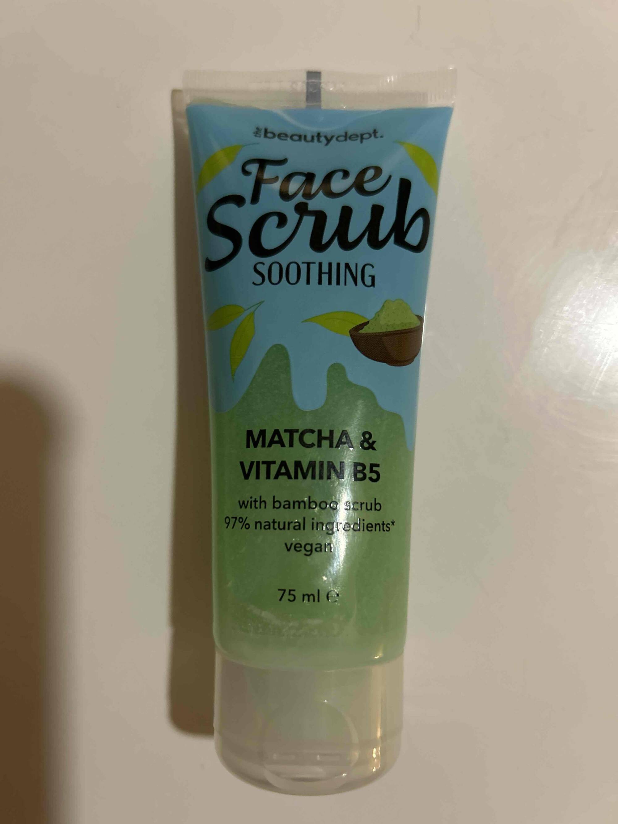 THE BEAUTY DEPT - Matcha & vitamin B5 - Face scrub soothing
