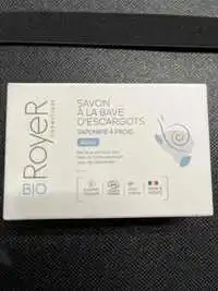 ROYER COMESTIQUE - Savon à la bave d’escargots bio