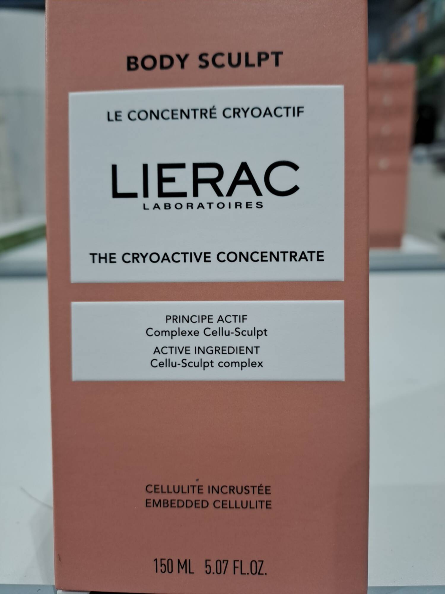 LIÉRAC - Body sculpt - concentré cryoactif cellulite incrustée