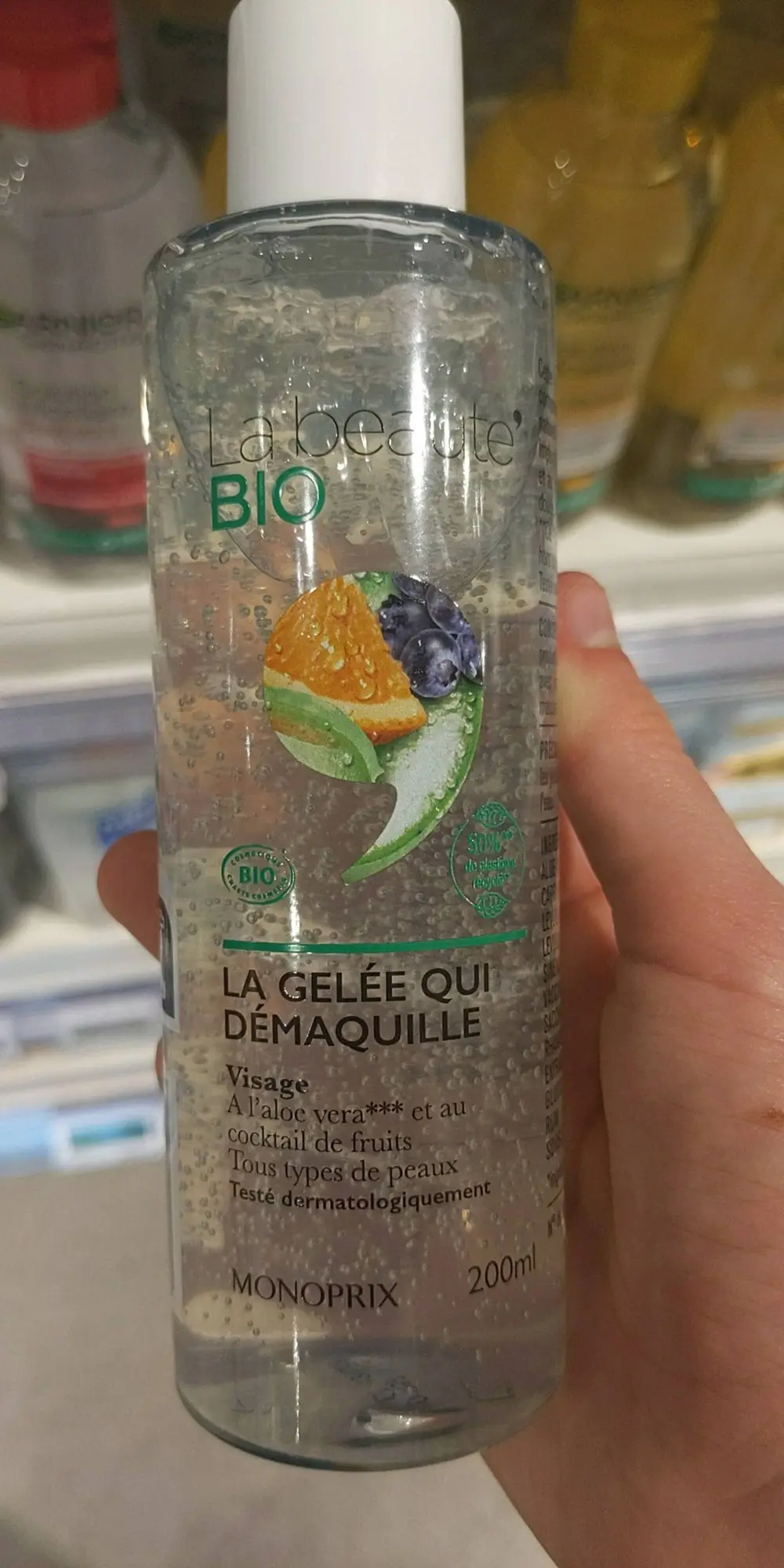 LA BEAUTÉ'BIO - La gelée qui démaquille visage