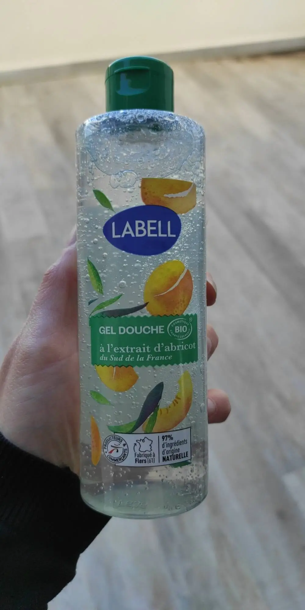 LABELL - Gel douche à l'extrait d'abricot 