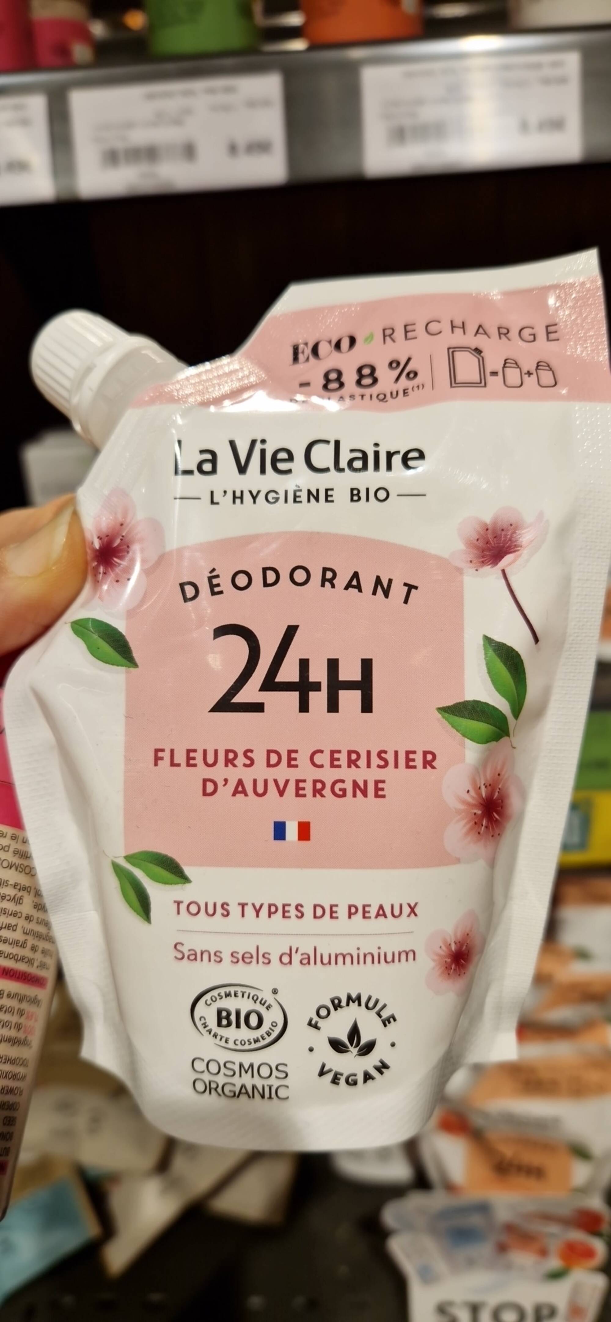 LA VIE CLAIRE - Fleurs de cerisier d'auvergne - Déodorant 24h