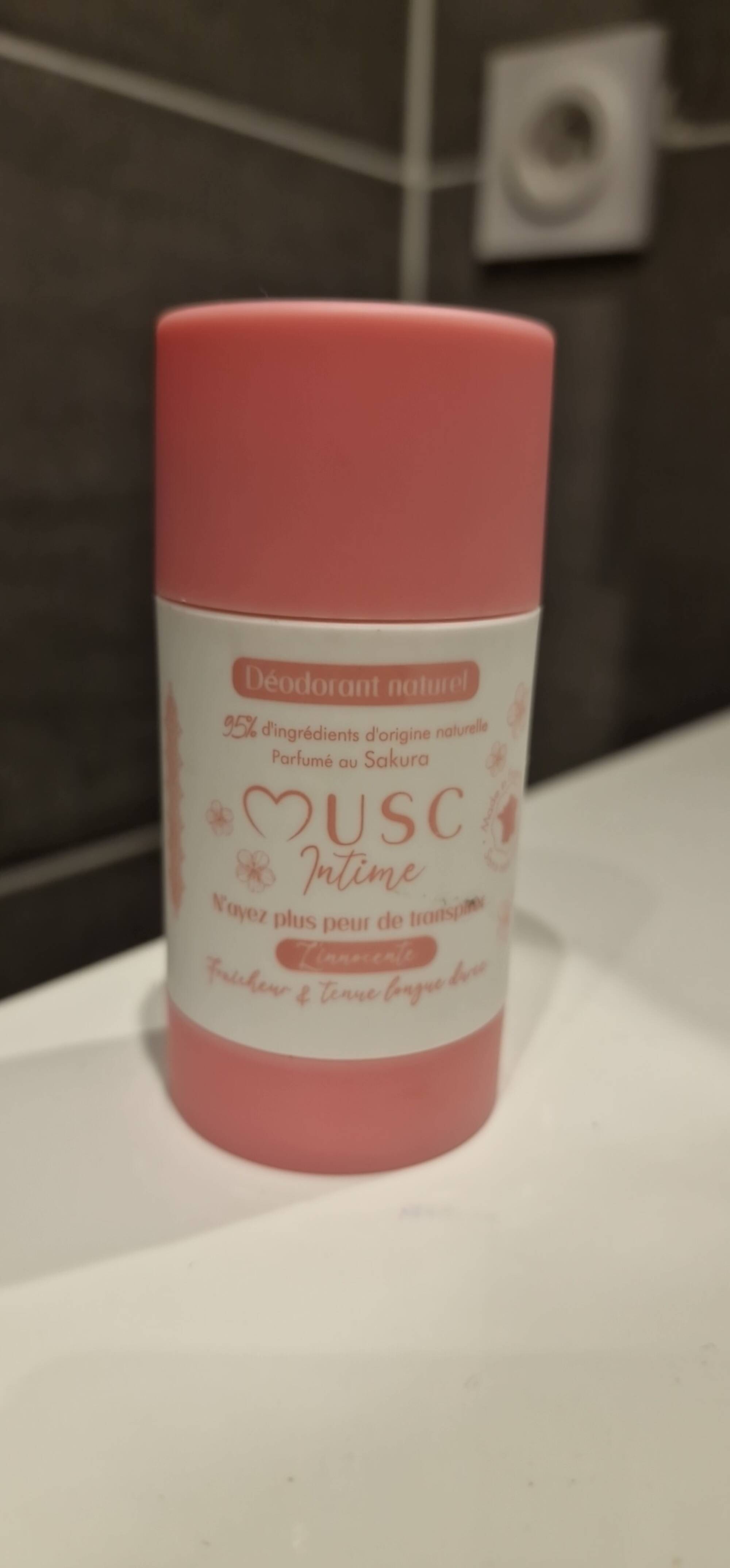 MUSC INTIME - Innocente - Déodorant naturel sakura