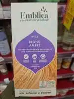 EMBLICA - Coloration végétale n° 7.3 blond ambré 