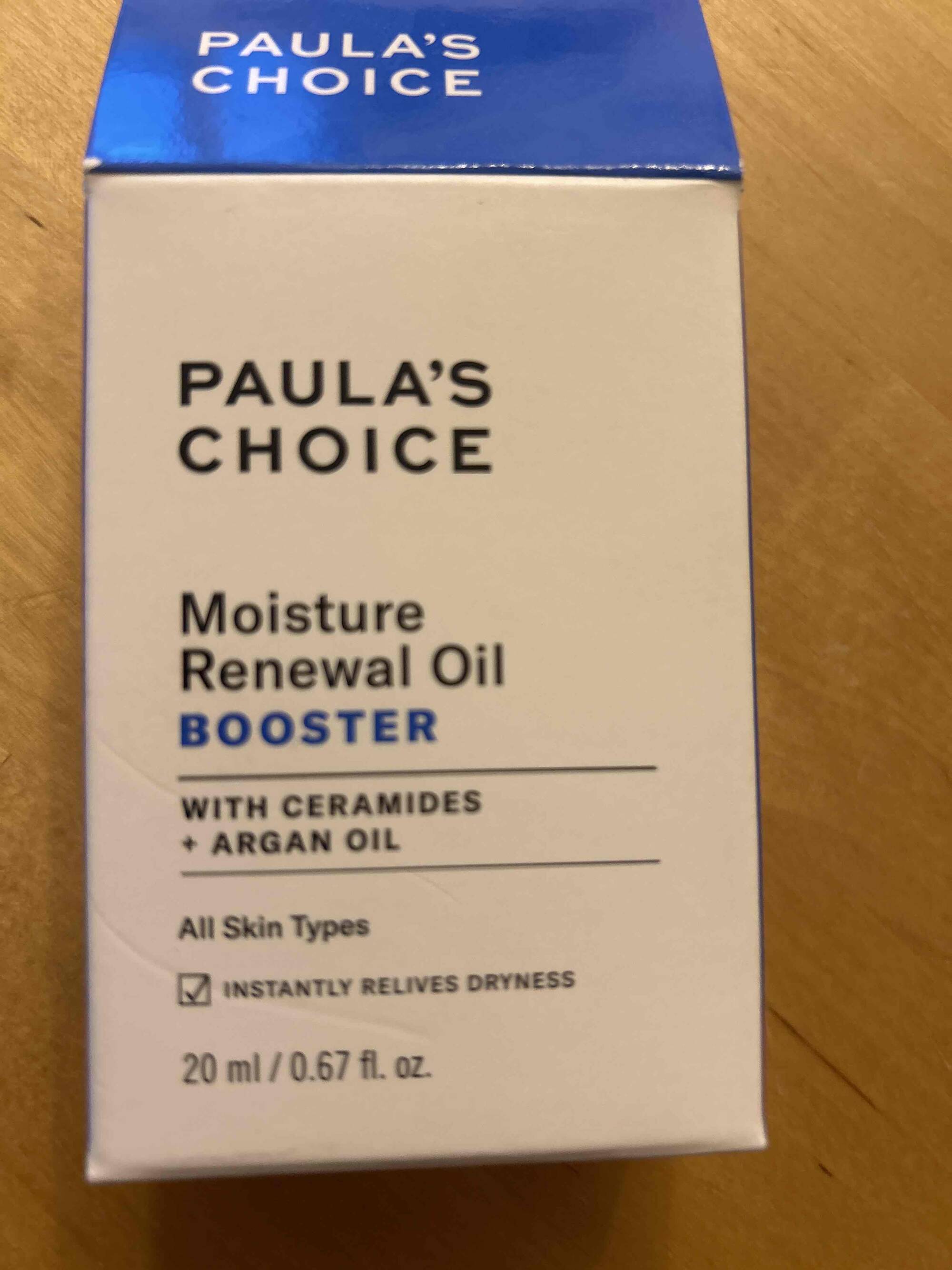 PAULA'S CHOICE - Booster - Moisture renewal oil