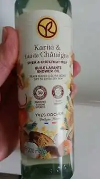 YVES ROCHER - Karité & lait de châtaigne - Huile lavante