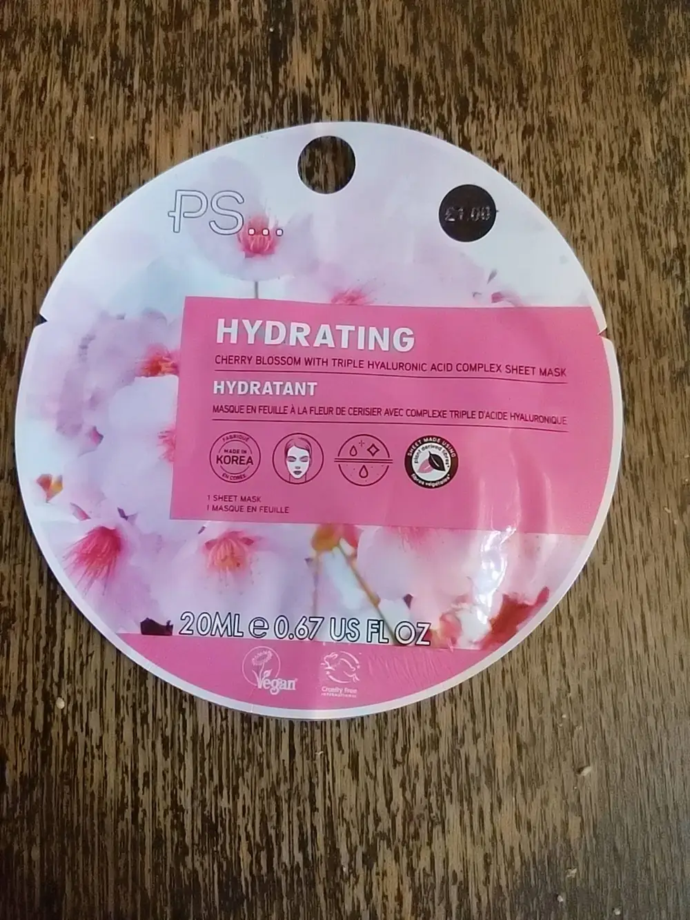 PRIMARK - PS... - Masque en feuille hydratant