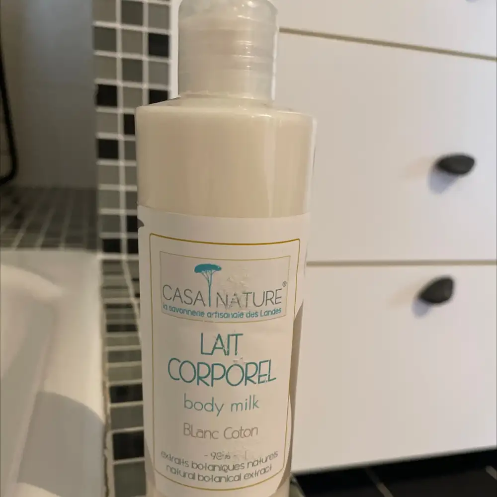 CASA NATURE - Lait corporel blanc coton