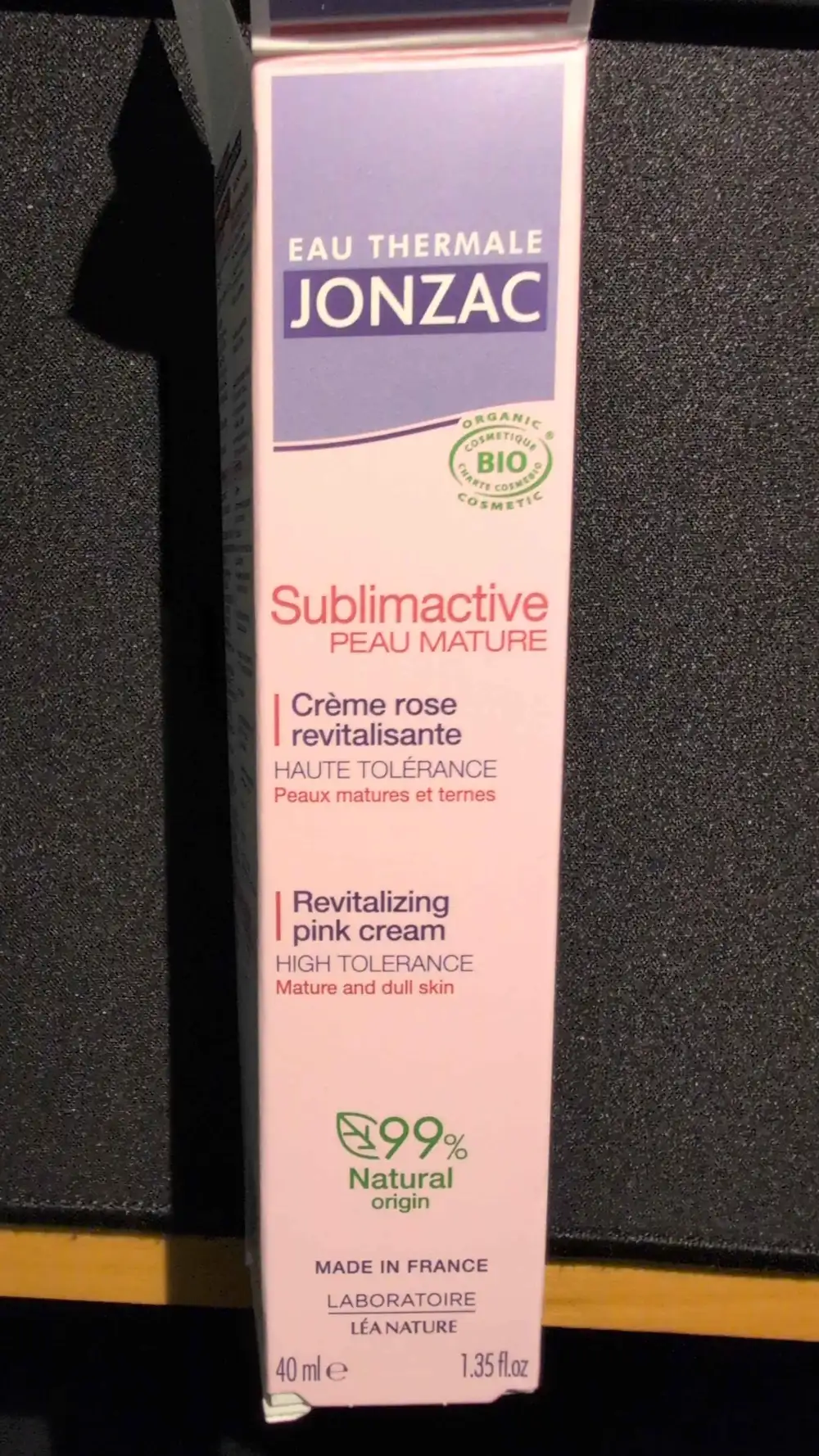 EAU THERMALE JONZAC - Sublimactive peau mature - Crème rose revitalisante