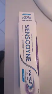 SENSODYNE - Rapide action - Dentifrice menthe