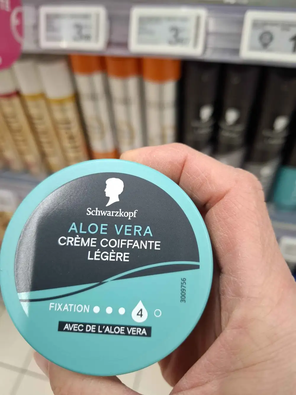SCHWARZKOPF - Crème coiffante légère avec de l'aloe vera