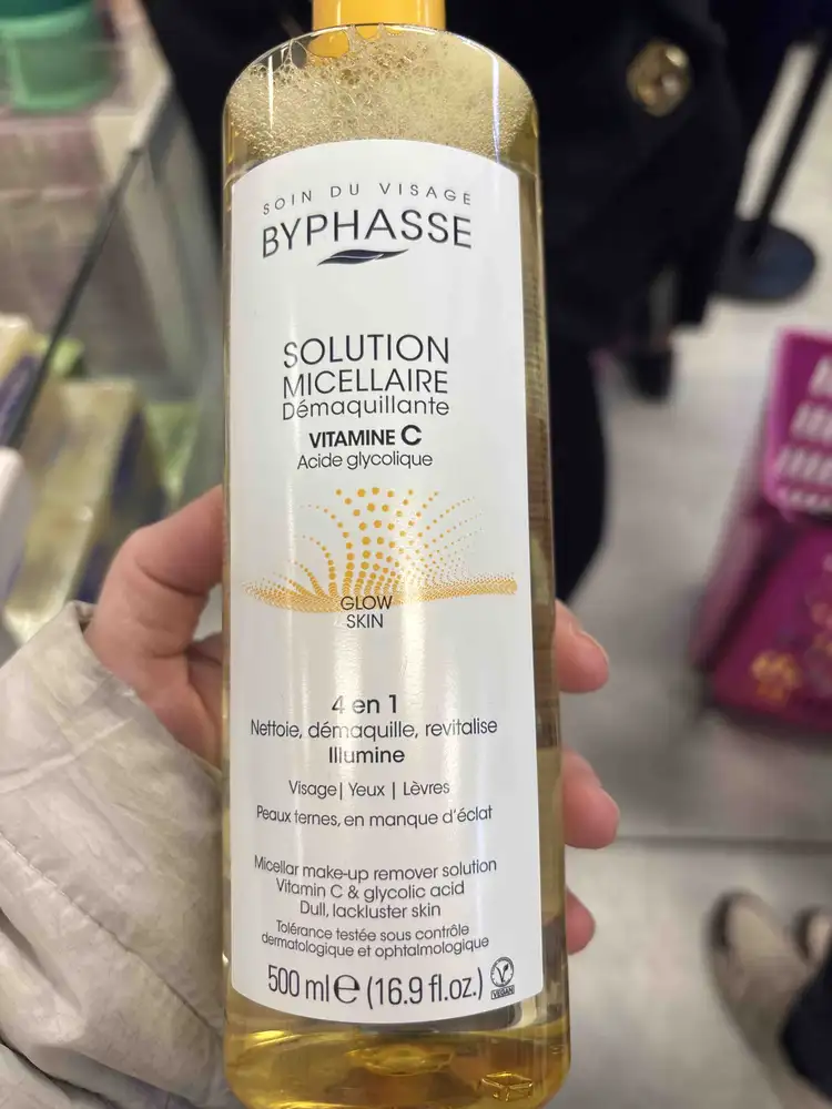 BYPHASSE - Solution micellaire démaquillante vitamine C