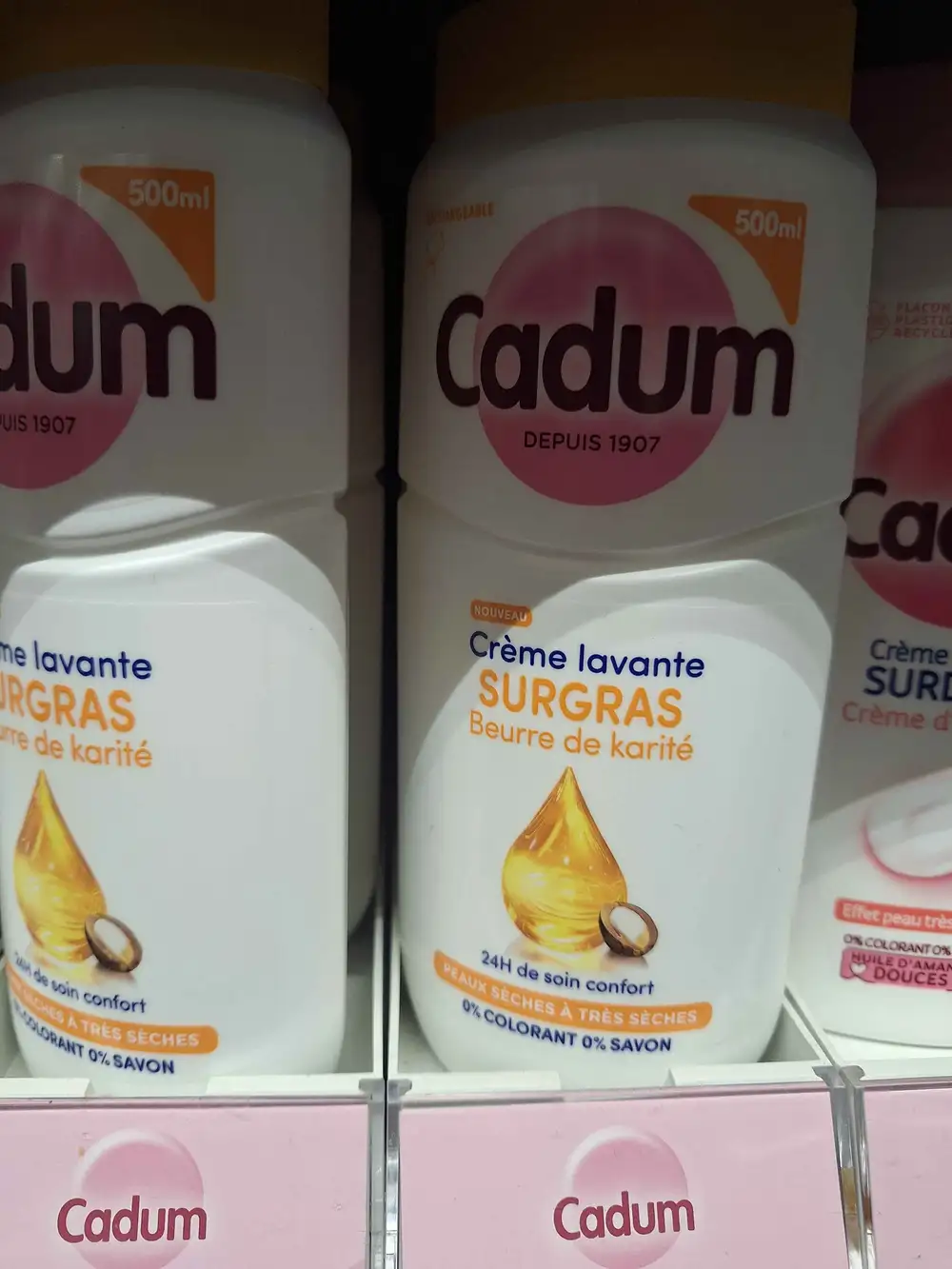 CADUM - Crème lavante surgras beurre de karité