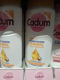 CADUM - Crème lavante surgras beurre de karité