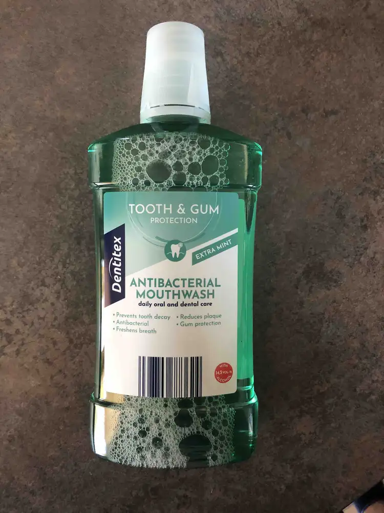 DENTITEX - Tooth & gum - Antibacterial mouthwash extra mint