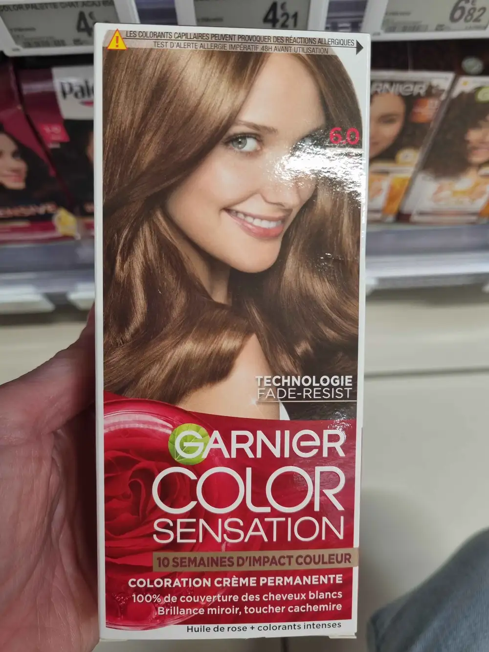 GARNIER - Color sensation - Coloration crème permanente 6.0