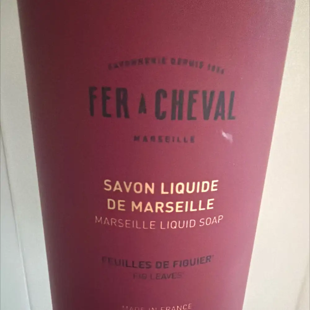 FER À CHEVAL - Feuilles de figuier - Savon liquide de Marseille