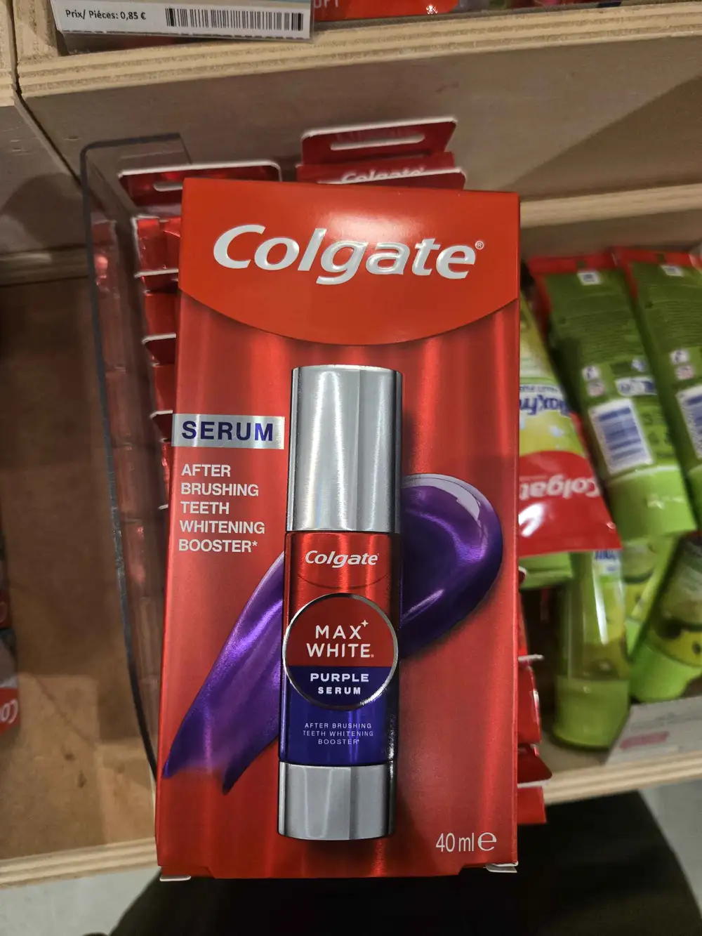 COLGATE - After brushing teeth whitening booster serum