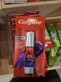 COLGATE - After brushing teeth whitening booster serum