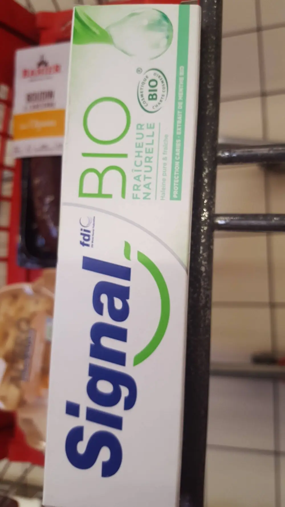 SIGNAL - Bio - Dentifrice fraîcheur naturelle