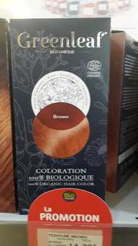 GREENLEAF - Coloration 100% biologique brown