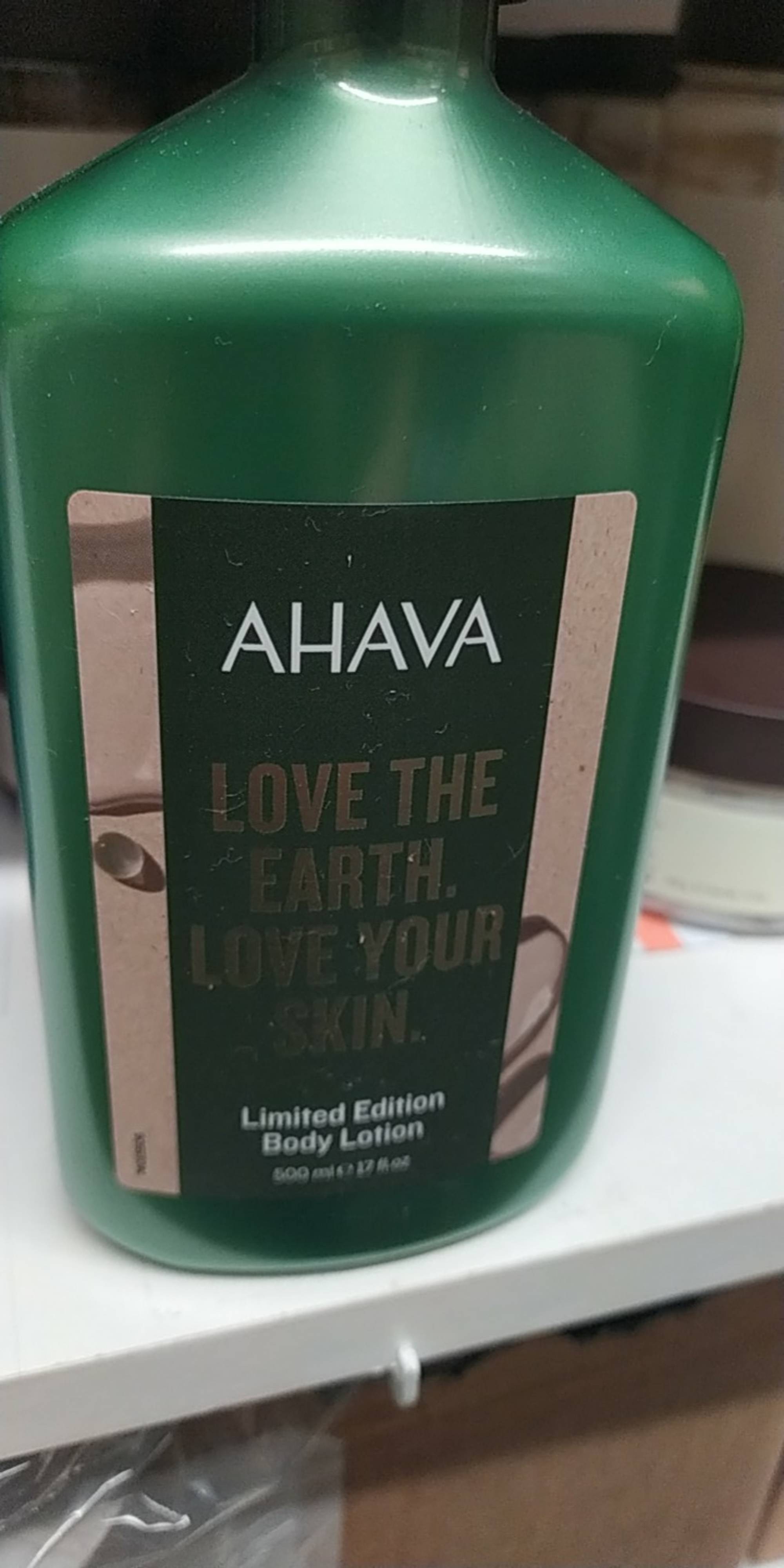 AHAVA - Love the earth. Eart your skin - Body lotion