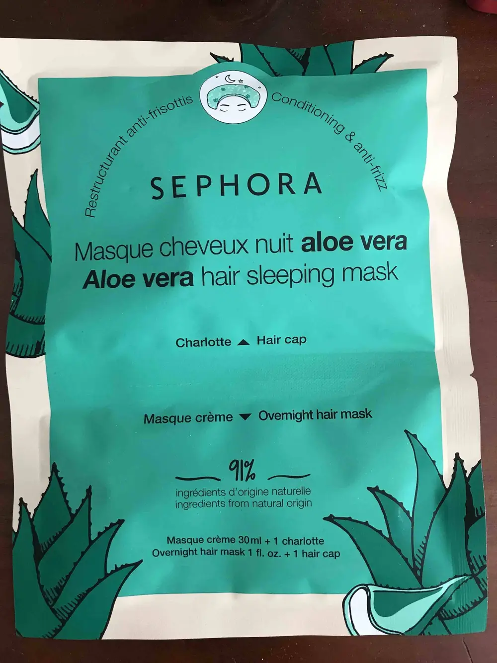 SEPHORA - Aloe vera - Masque cheveux nuit