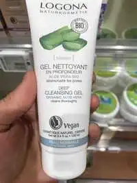 LOGONA - Gel nettoyant en profondeur aloe vera bio