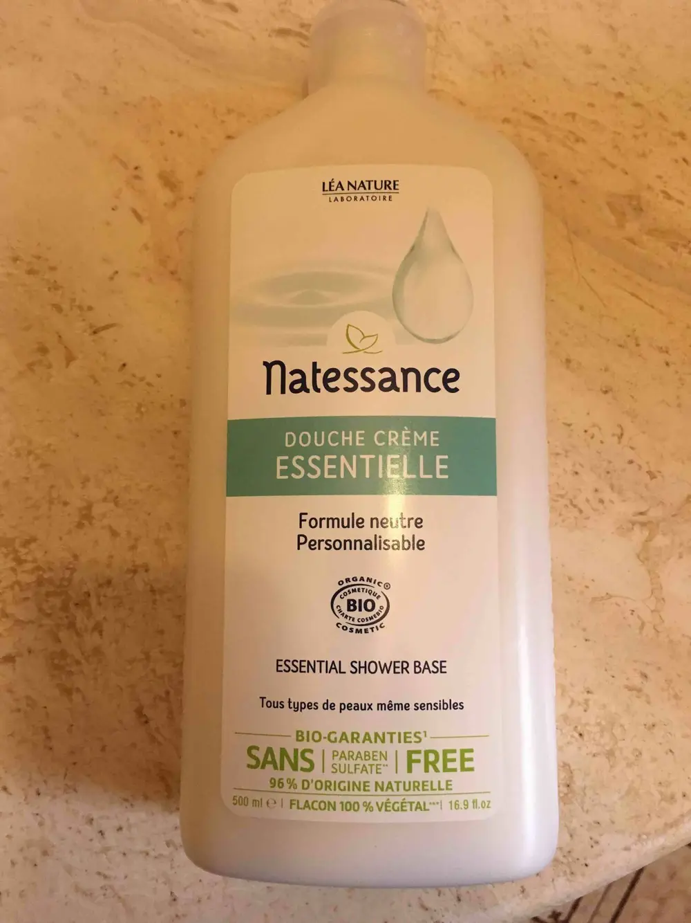 NATESSANCE - Douche crème essentielle formule neutre