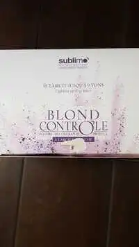 SUBLIMO - Blond contrôle - Poudre décolorante