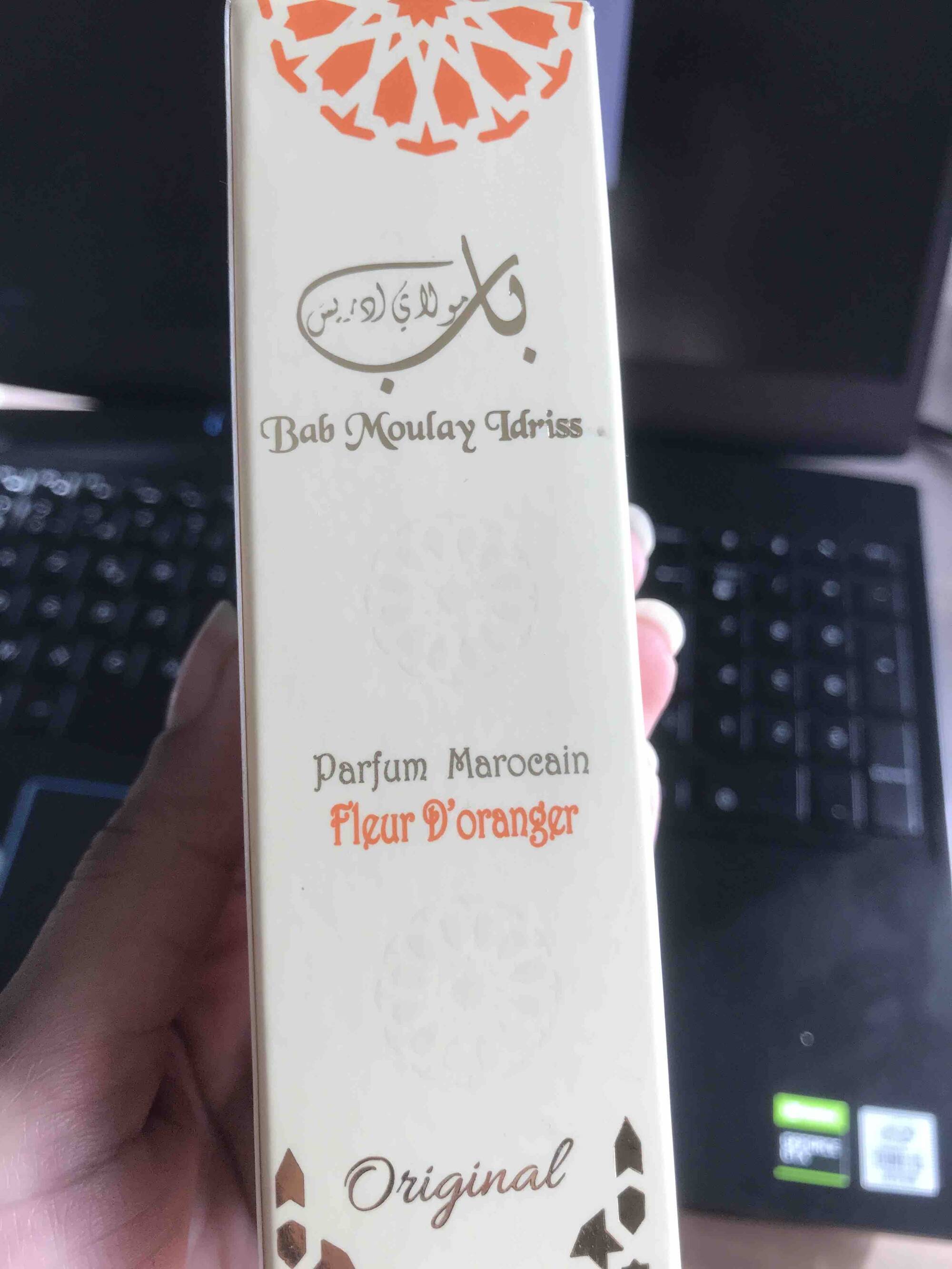 BAB MOULAY IDRISS - Original - Parfum Marocain fleur d'oranger