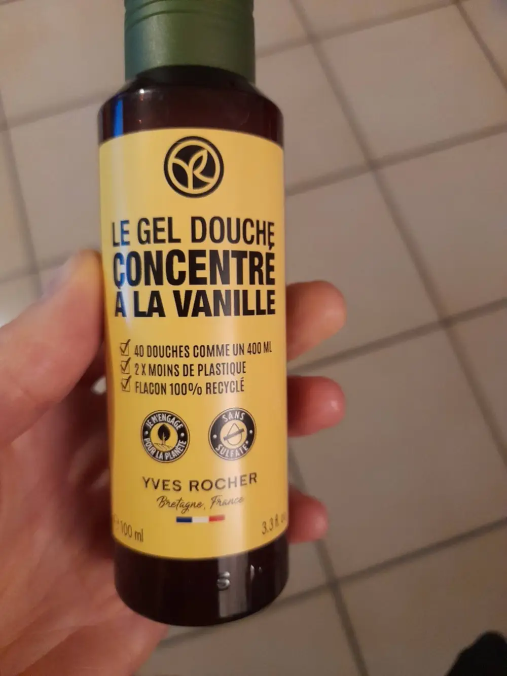 YVES ROCHER - Gel douche concentré à la vanille