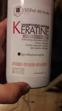 JANINE BENOIT - Shampooing matière kératine