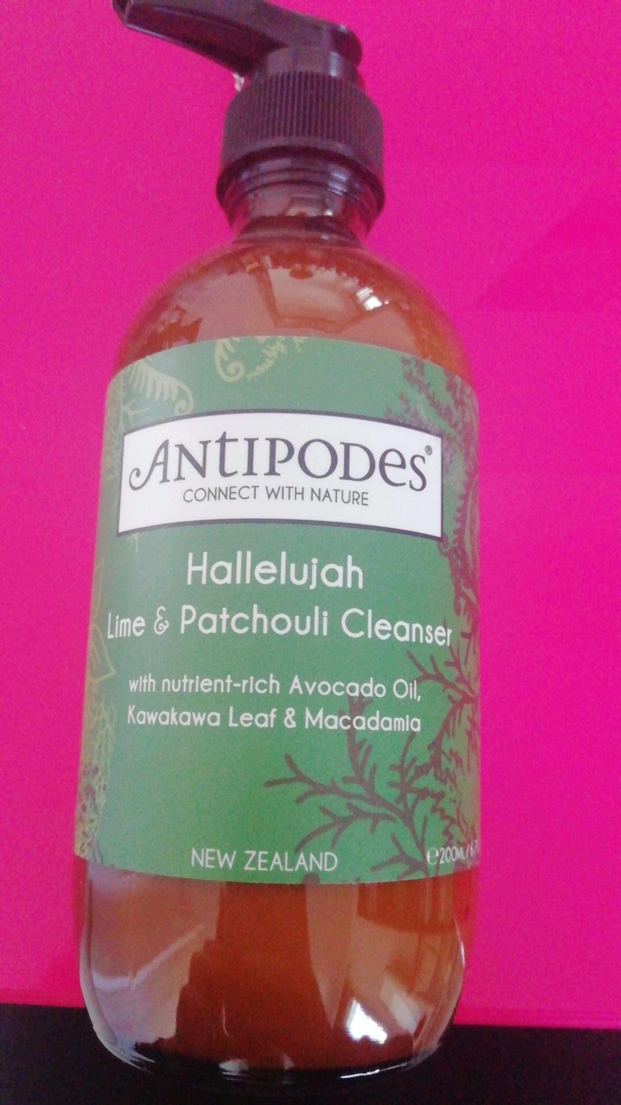 ANTIPODES - Hallelujah - Lime & patchouli cleanser