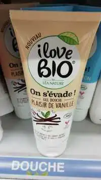 I LOVE BIO - On s'évade! Gel douche plaisir de vanille